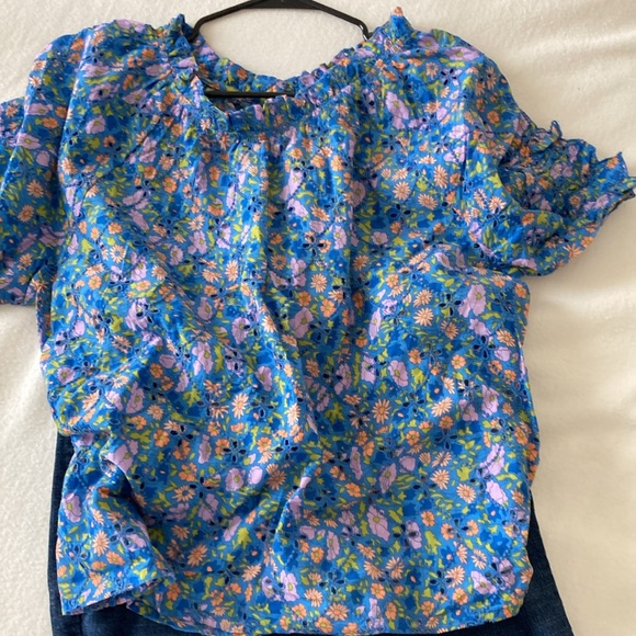 Jennifer & Grace -Eyelet Top- size XL - Picture 14 of 14